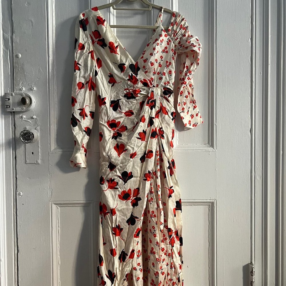 Self Portrait White Floral Dress